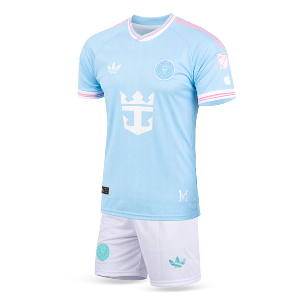 Gyerek mez szett Inter Miami, Messi. Különleges világoskék kiadás