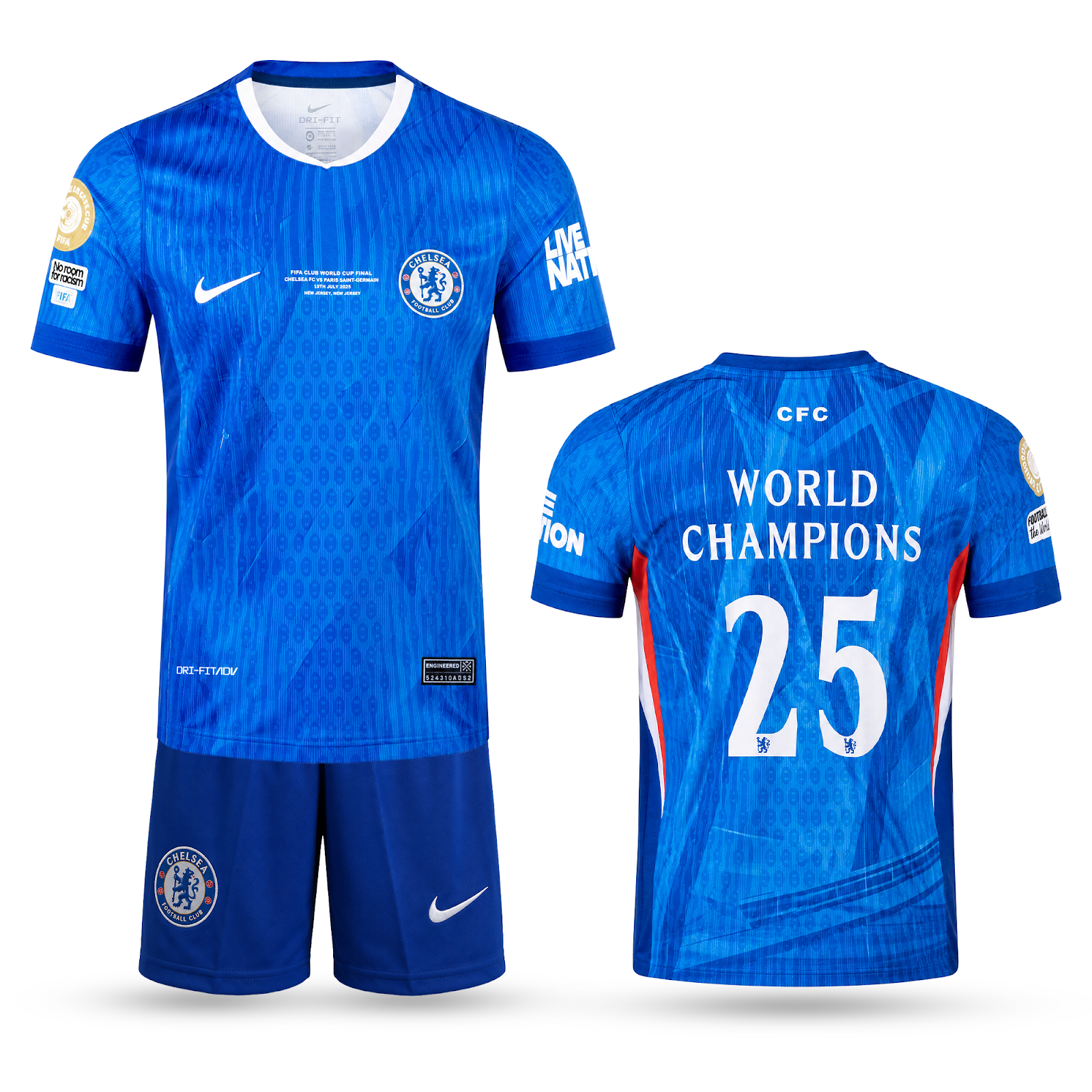 Gyerek mez szett Chelsea. Világbajnokok kiadás 2025