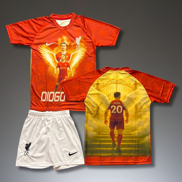 Gyerek mez szett Liverpool. Diogo Jota különleges kiadás