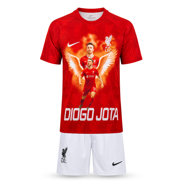 Gyerek mez szett Liverpool. Diogo Jota különleges kiadás