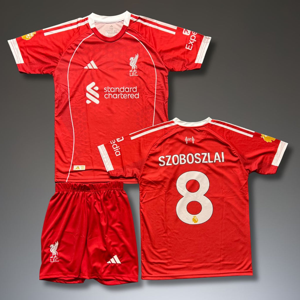 Gyerek mez szett Liverpool, Szoboszlai. 25/26