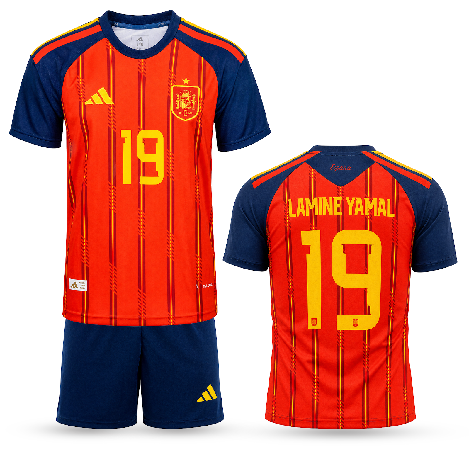 Spanyolország Gyerek Futballszerelés, Jamal. WC 2026