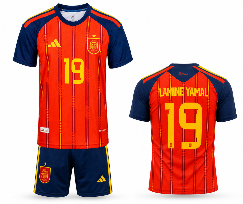 Spanyolország Gyerek Futballszerelés, Jamal. WC 2026