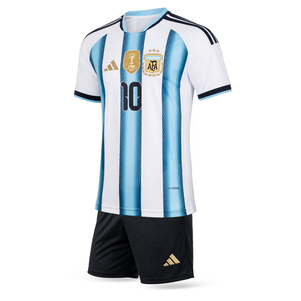 Argentína Gyerek Futballszerelés, Messi. WC 2026, Kék-Fehér