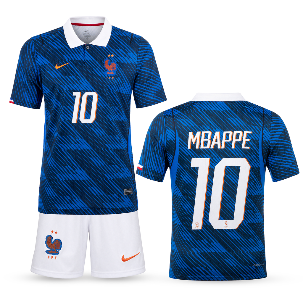Franciaország Gyerek Futballszerelés, Mbappé. WC 2026, Kék