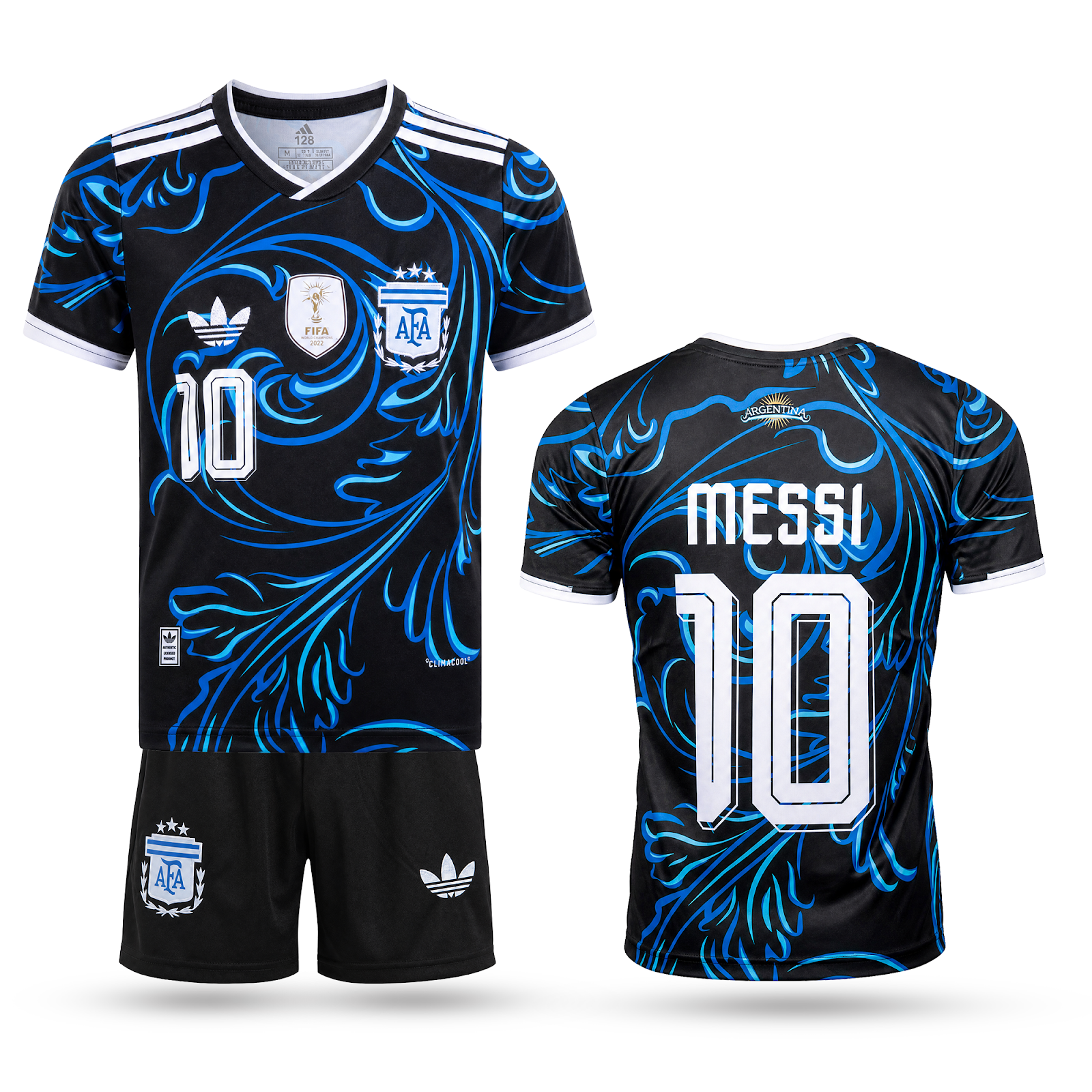 Argentína Gyerek Idegenbeli Futballszerelés, Messi. WC 2026