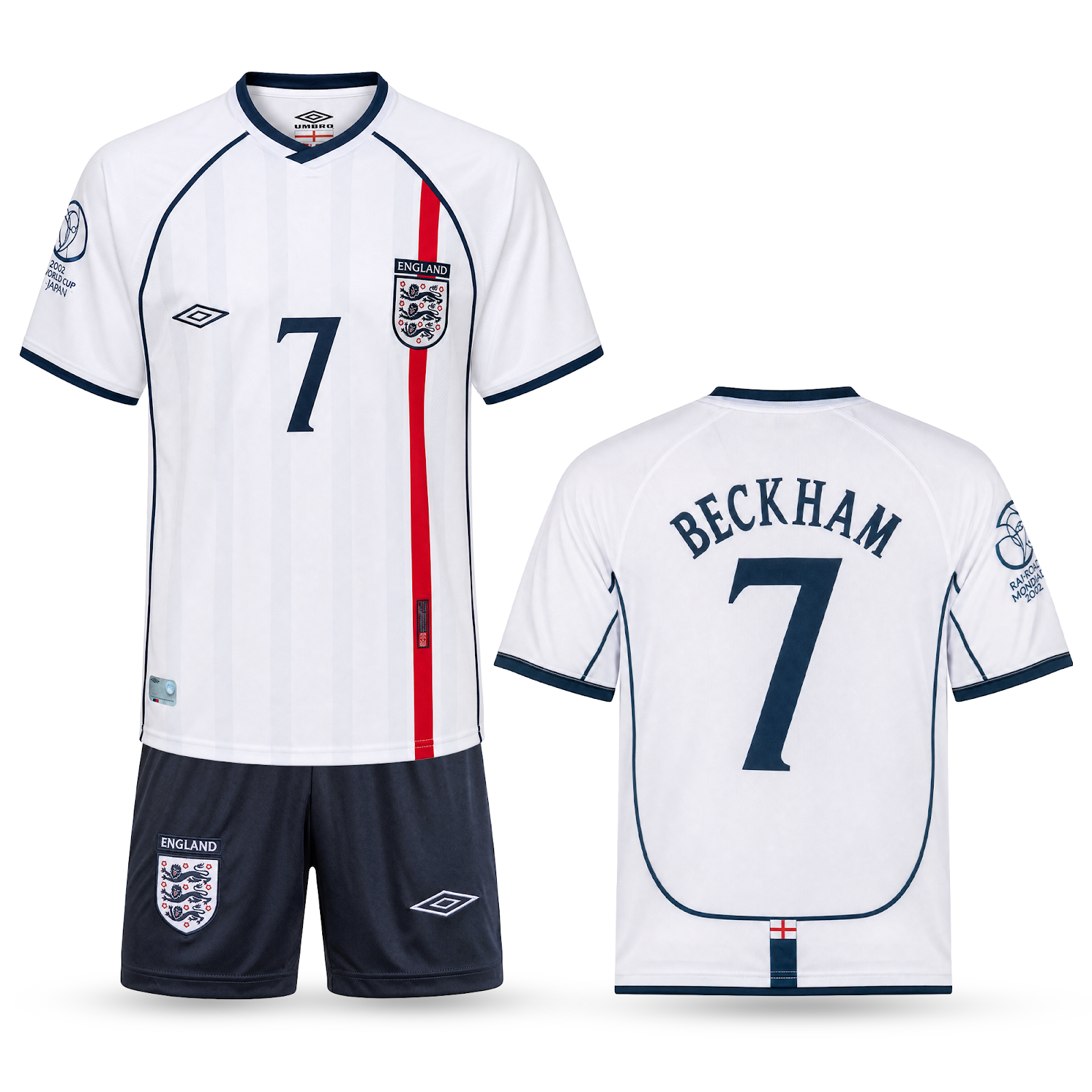 Anglia Gyerek Retro Futballszerelés, Beckham. Retro
