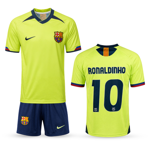 Barcelona Gyerek Retro Futballszerelés, Ronaldinho