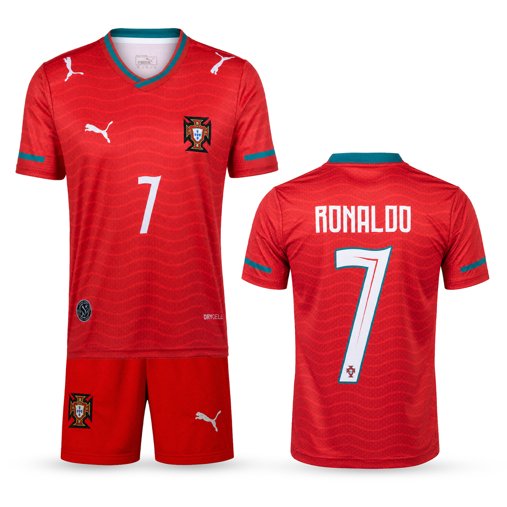 Portugál Gyerek Futballszerelés, Ronaldo. WC 2026