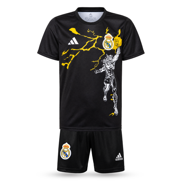Real Madrid Gyerek Thor Edition Futballszerelés, Bellingham. Thor Edition Fekete