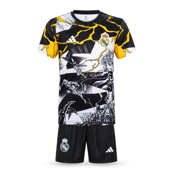 Real Madrid Gyerek Futballszerelés, Bellingham. Thor Edition, Fekete-Fehér