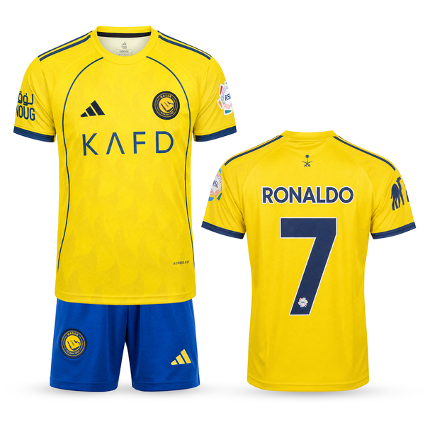 Al-Nassr Gyerek Futballszerelés, Ronaldo. 25/26