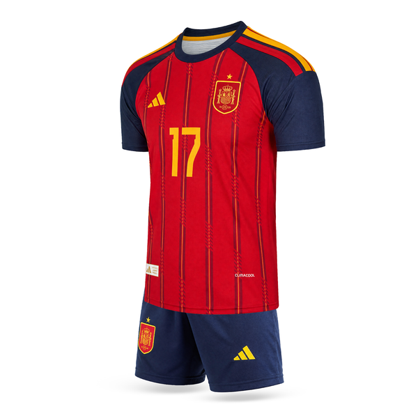 Spanyolország Gyerek Futballszerelés, Williams. World Cup 2026