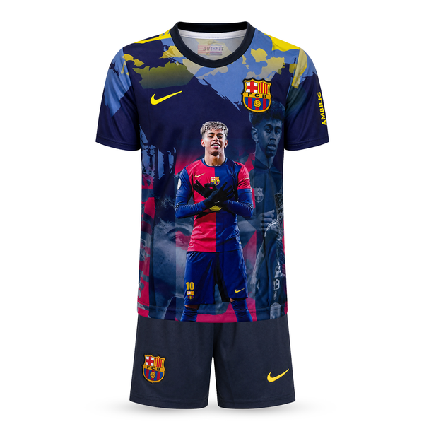 Barcelona Gyerek Futballszerelés, Jamal. Yamal Edition
