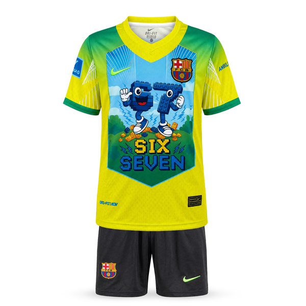 Barcelona Gyerek Futballszerelés, Jamal. Six Seven Edition