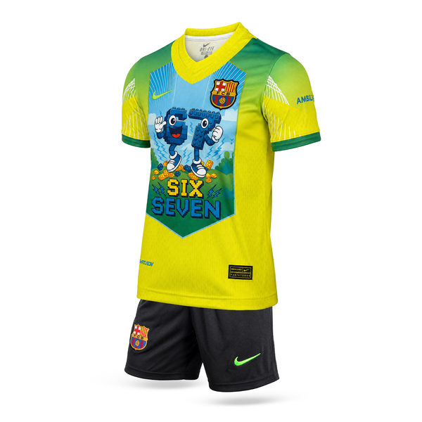 Barcelona Gyerek Futballszerelés, Jamal. Six Seven Edition