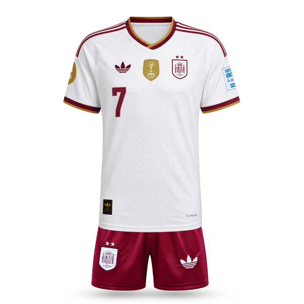 Spanyolország Gyerek Idegenbeli Futballszerelés, Ferran. World Cup 2026