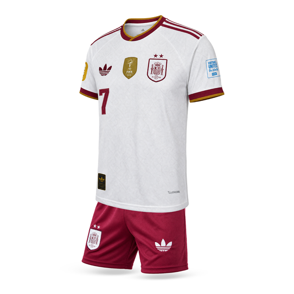 Spanyolország Gyerek Idegenbeli Futballszerelés, Ferran. World Cup 2026