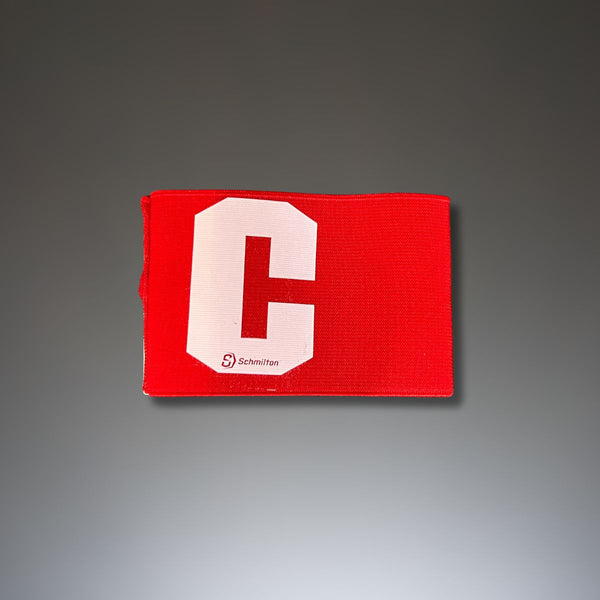 Férfi futball csapatkapitány karszalag, Piros