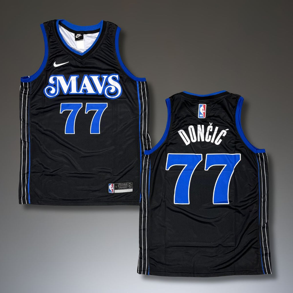 Dallas Mavericks férfi fekete mez, Doncic