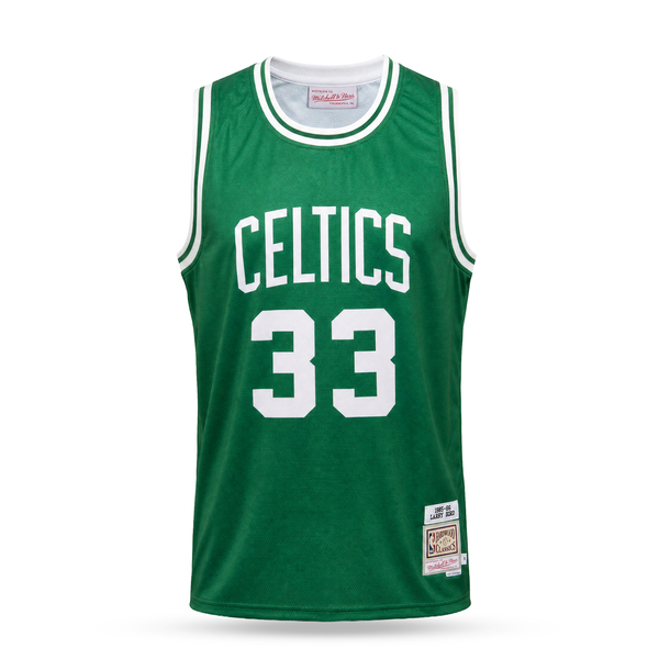 Boston Celtics Férfi Retro Kosárlabdamez, Bird. Hardwood Classics, Zöld