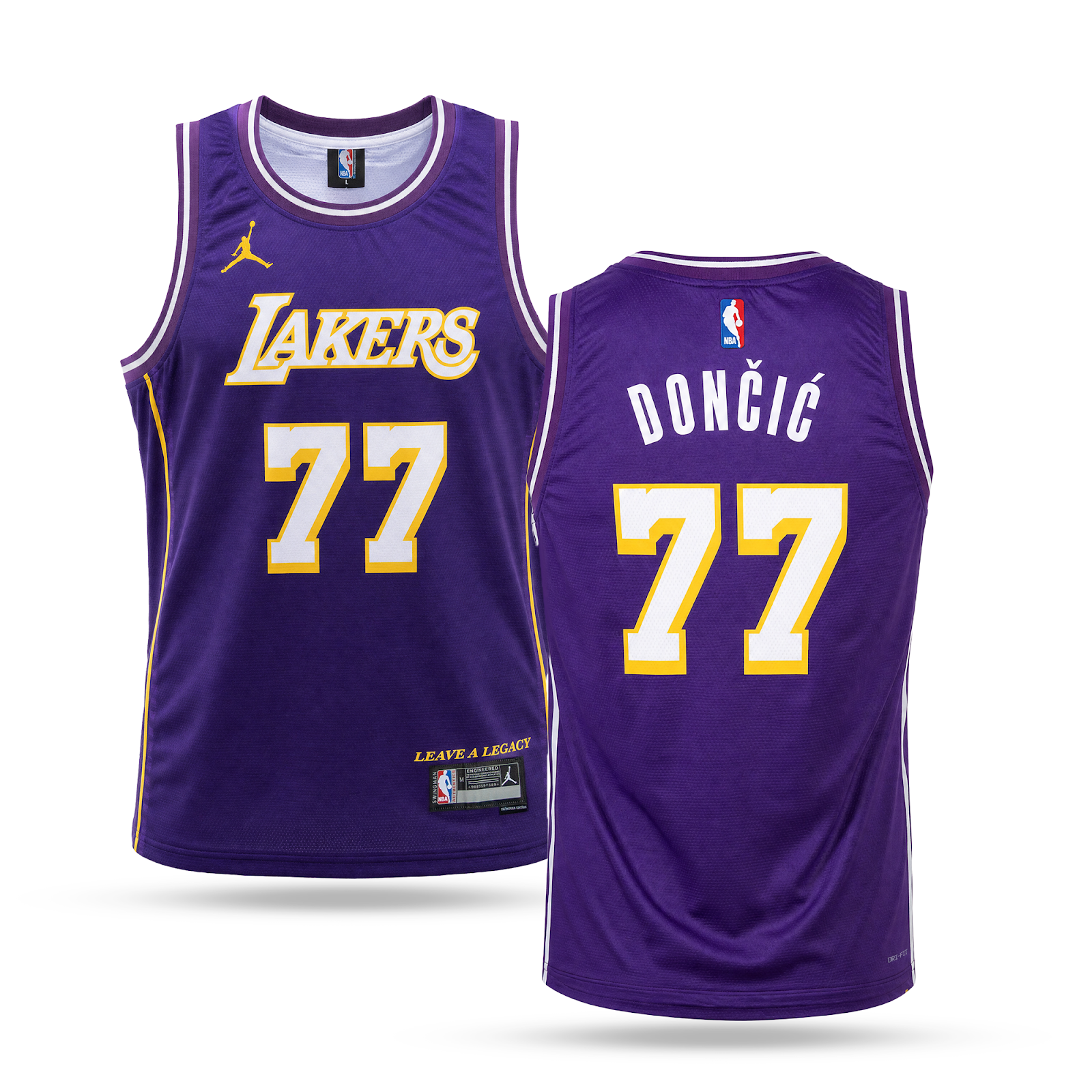 LA Lakers Férfi Kosárlabdamez, Dončić. Lila