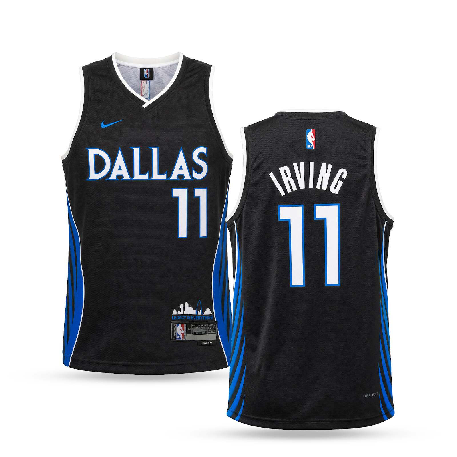 Dallas Mavericks Férfi Kosárlabdamez, Irving. Fekete