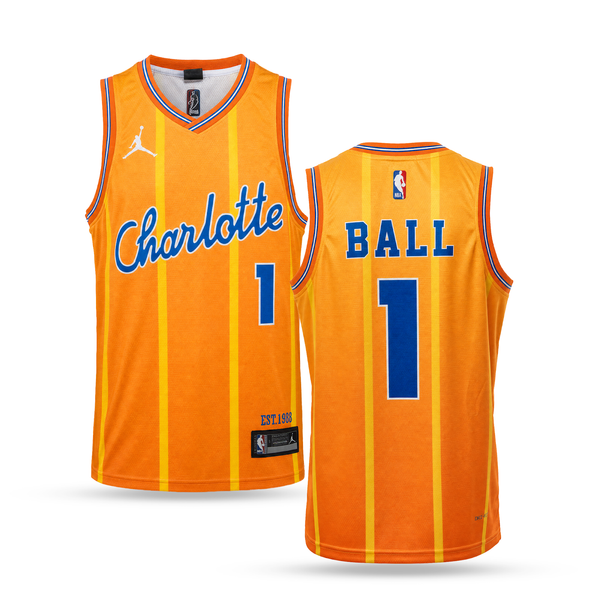 Charlotte Hornets Férfi Kosárlabdamez, Ball. Narancssárga