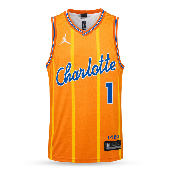 Charlotte Hornets Férfi Kosárlabdamez, Ball. Narancssárga