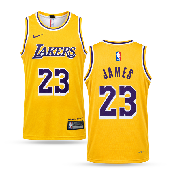 LA Lakers Kosárlabdamez, James. 26/27, Sárga