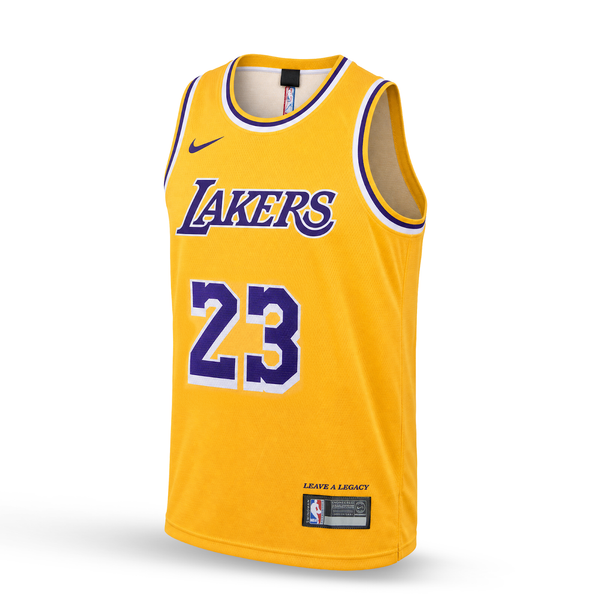 LA Lakers Kosárlabdamez, James. 26/27, Sárga