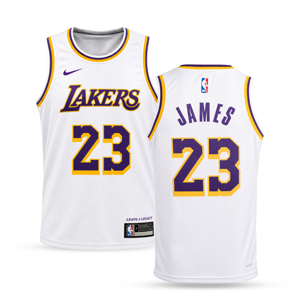 LA Lakers Kosárlabdamez, James. 26/27, Fehér
