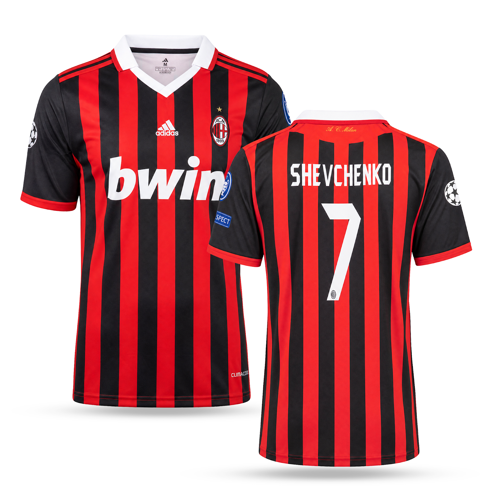 Milan férfi mez, Sevcsenko 2009