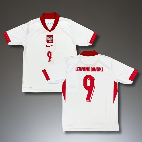 Férfi mez Lengyelország, Lewandowski. EURO 2024