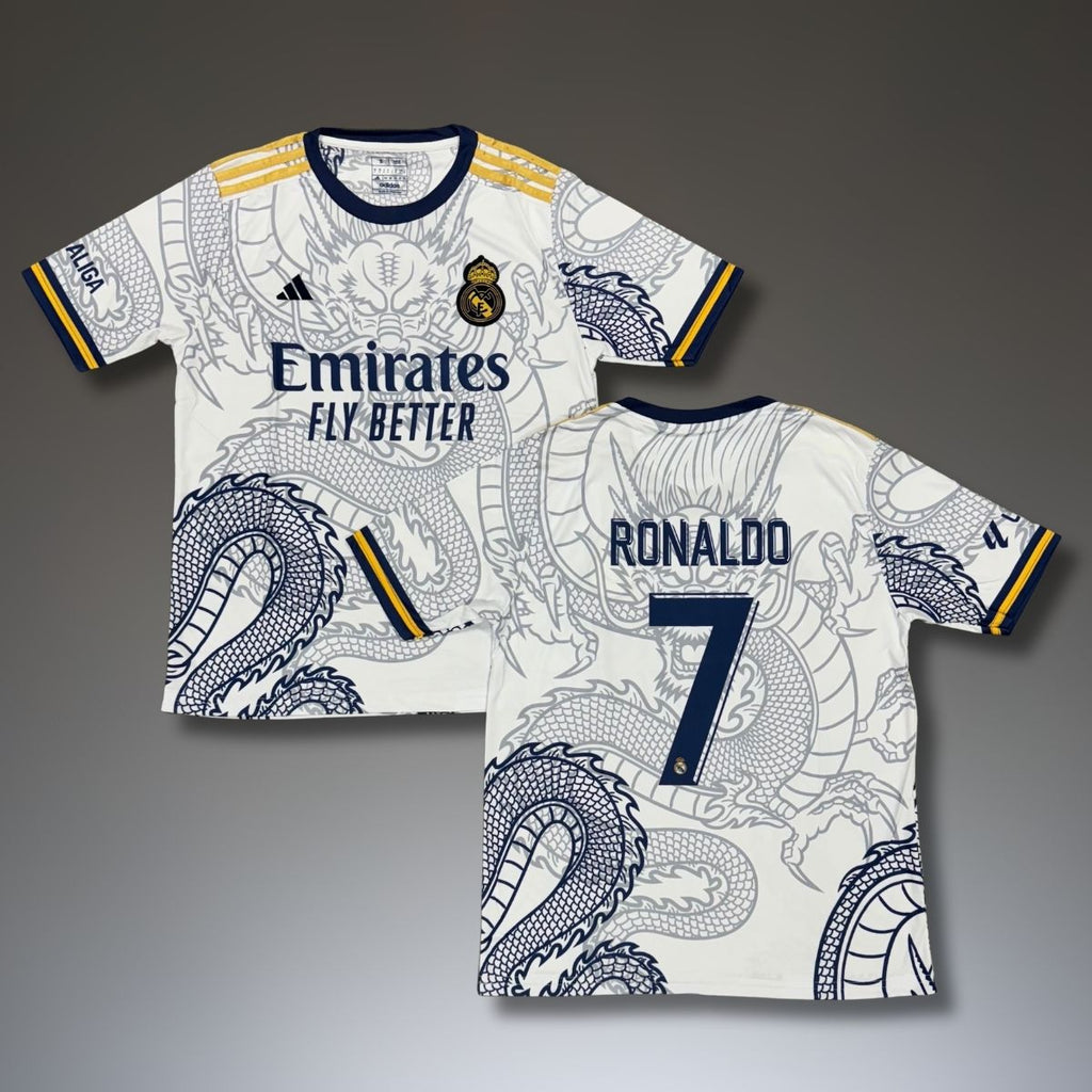 Férfi mez, fehér, Real Madrid, Ronaldo. Dragon kiadás