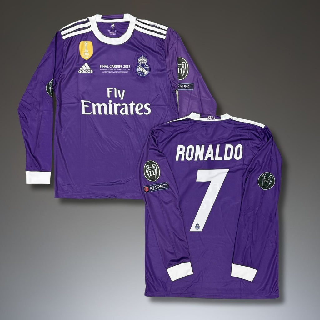 Real Madrid hosszú ujjú klasszikus mez, Ronaldo. Club World Cup Final 2017