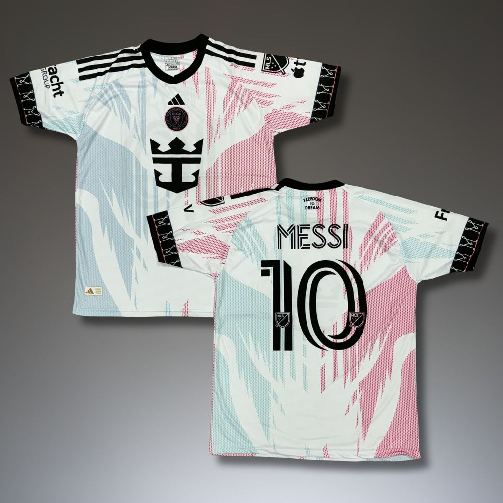 Férfi mez, fehér, Inter Miami, Messi. Különleges kiadás 24/25
