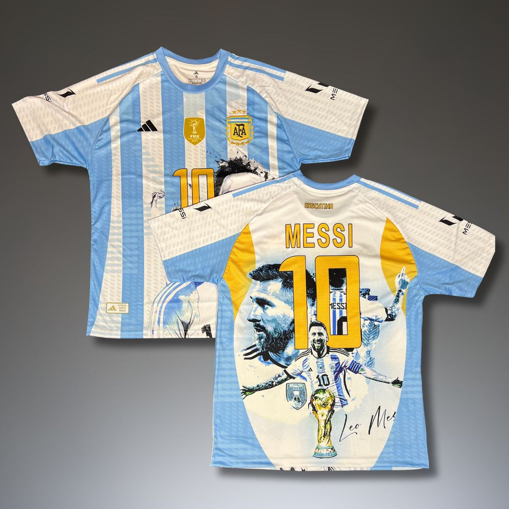 Férfi mez Argentína, Messi. Különkiadású WC 2022