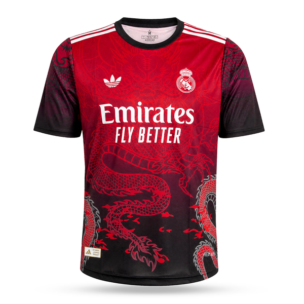 Férfi mez Real Madrid, piros, Ronaldo. Sárkány kiadás 2025