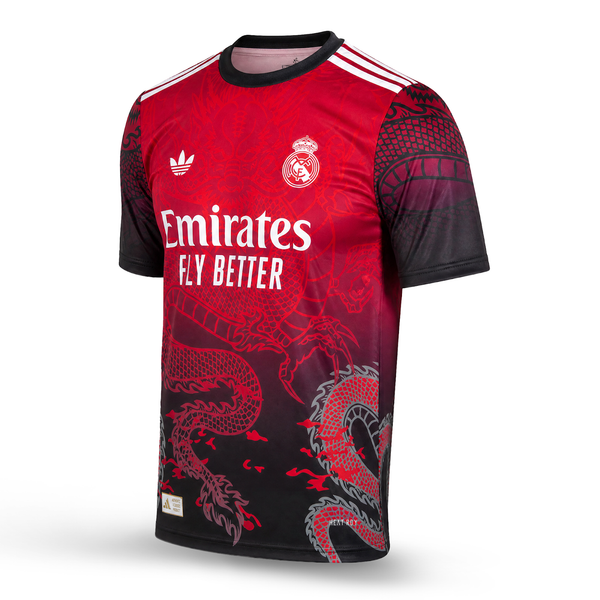 Férfi mez Real Madrid, piros, Ronaldo. Sárkány kiadás 2025