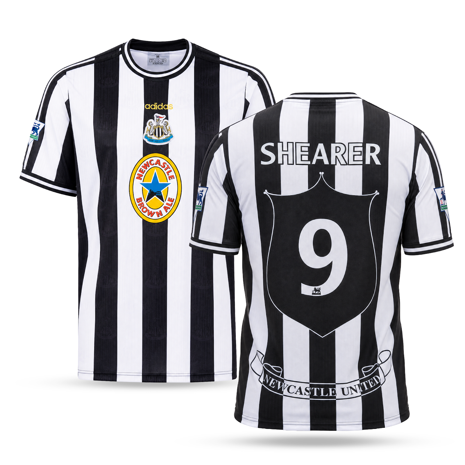 Férfi mez Newcastle, Shearer. 97/99