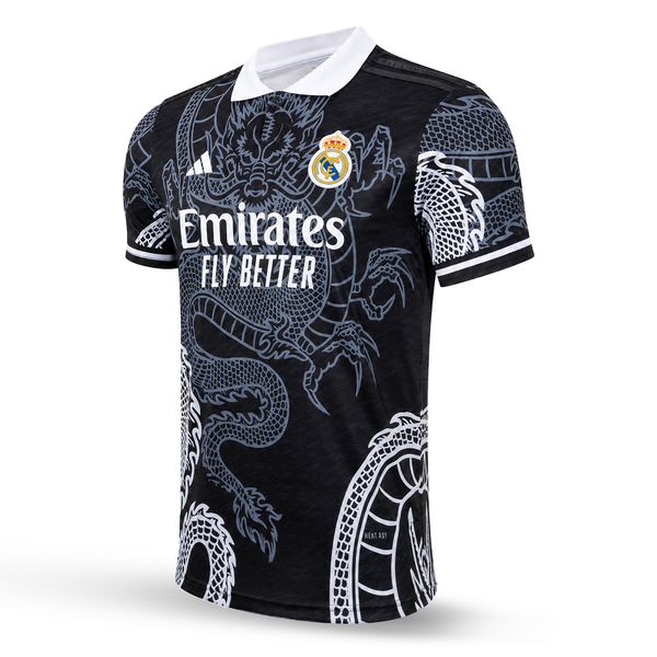 Férfi mez Real Madrid, Mbappe. Fekete sárkány kiadás 2025