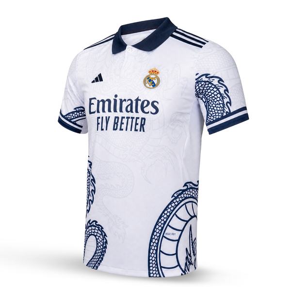 Férfi mez Real Madrid, Bellingham. Fehér sárkány kiadás 2025