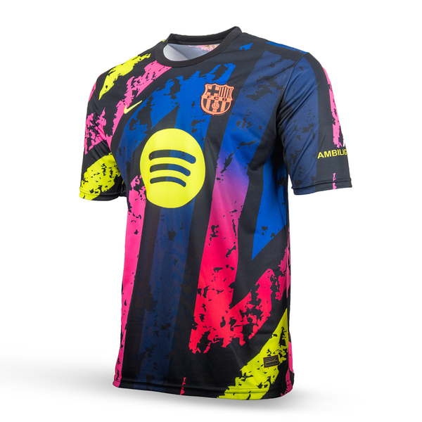 Férfi fluoreszkáló mez Barcelona, Yamal. Színes neon kiadás