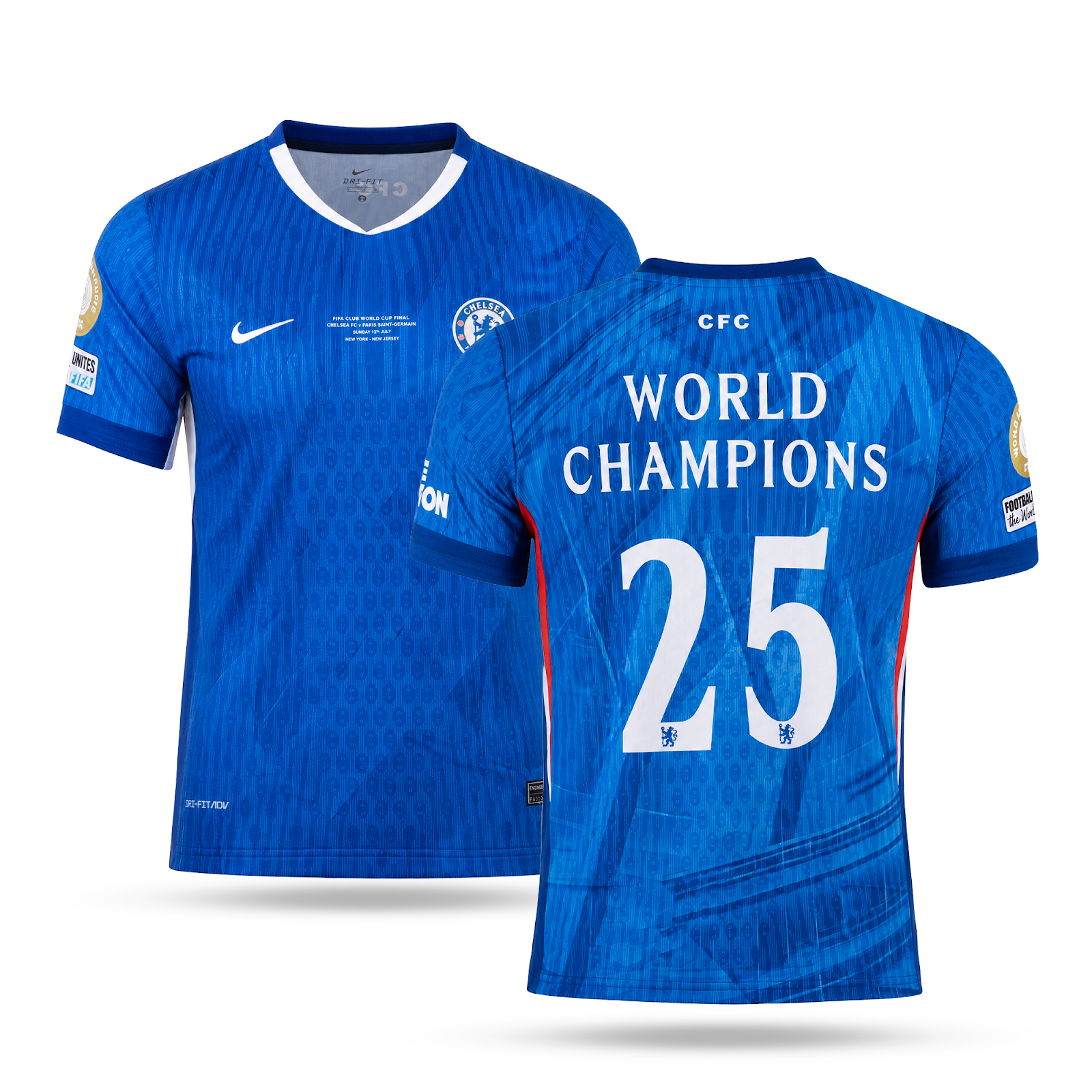 Férfi mez Chelsea. Világbajnokok kiadása 2025