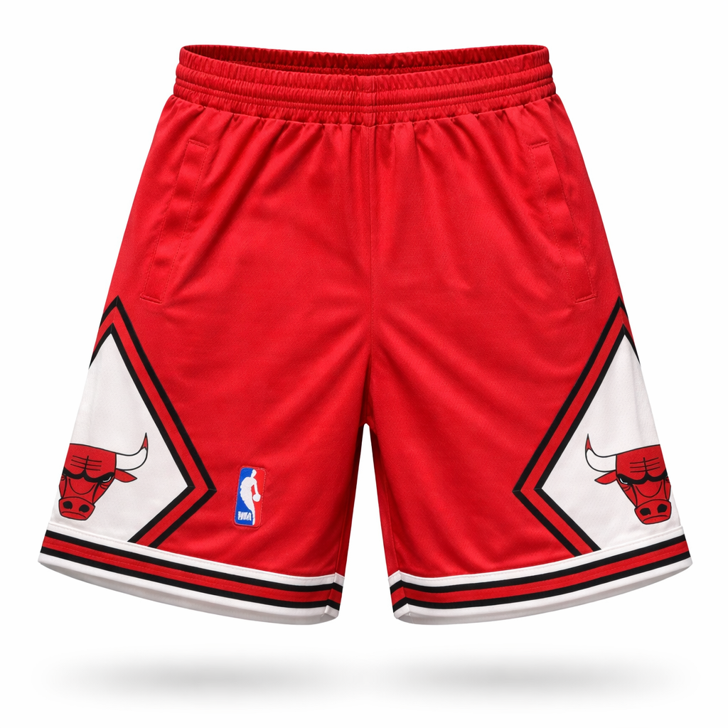 Chicago Bulls Férfi Rövidnadrág. Piros