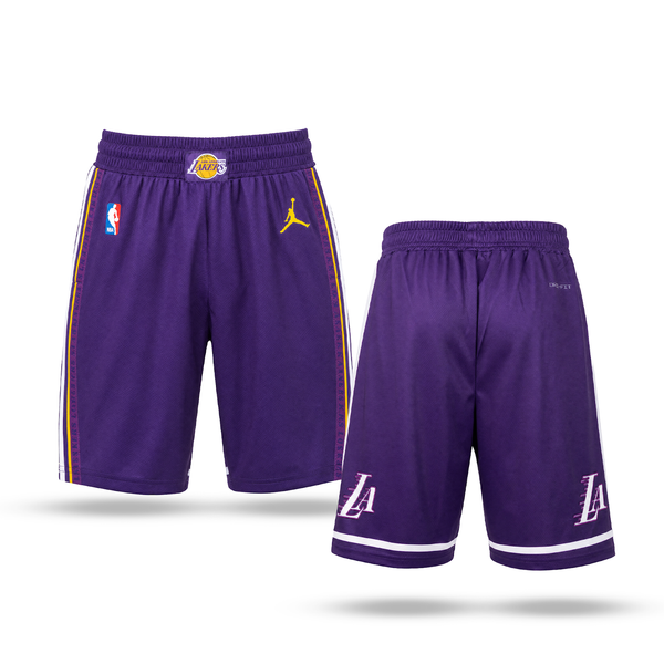 LA Lakers Férfi Klasszikus Rövidnadrág, Lila