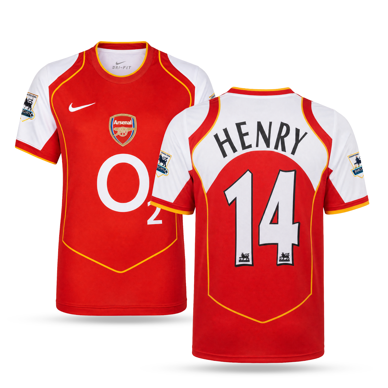 Arsenal Férfi Retro Futballmez, Henry