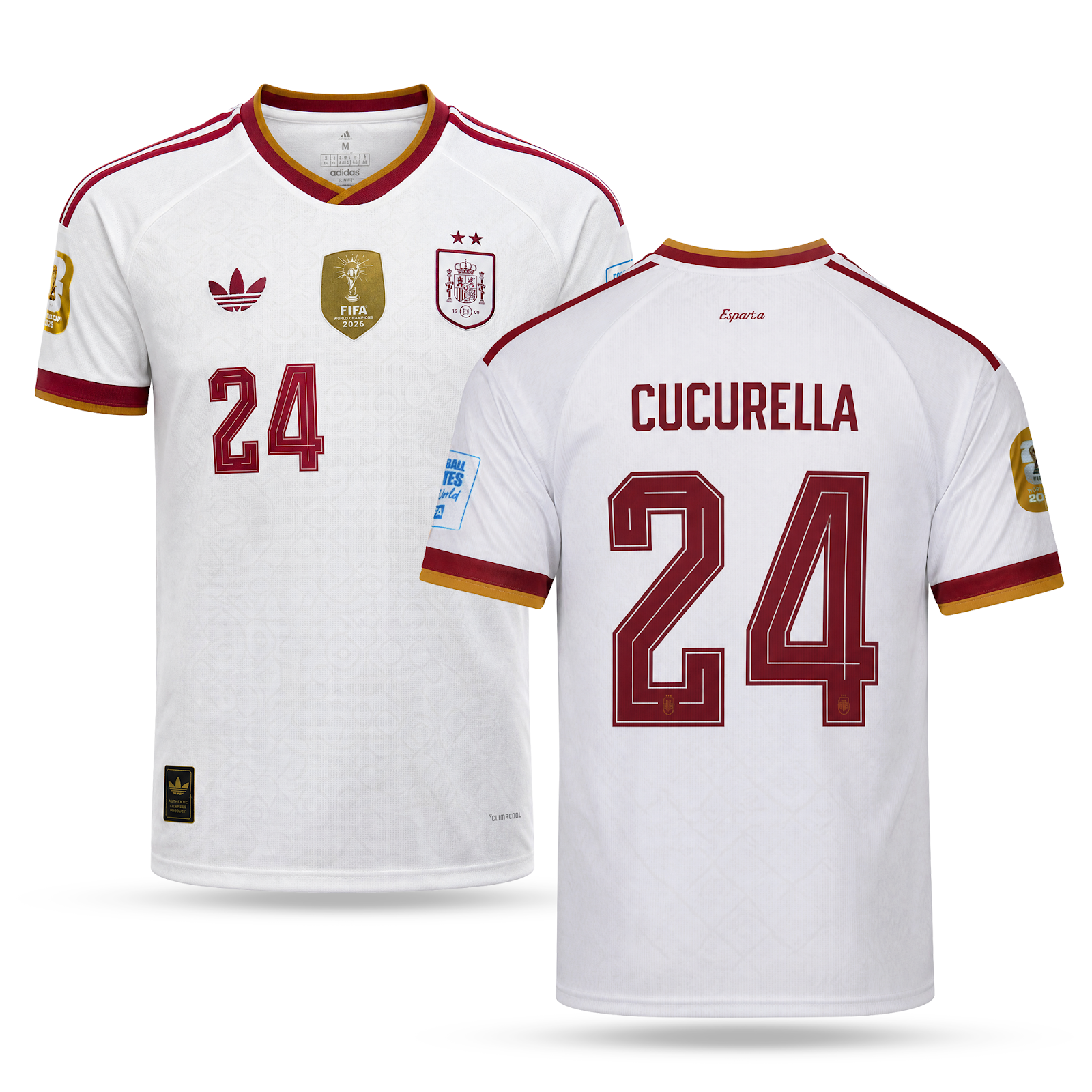Spanyolország Férfi Idegenbeli Futballmez, Cucurella. World Cup 2026