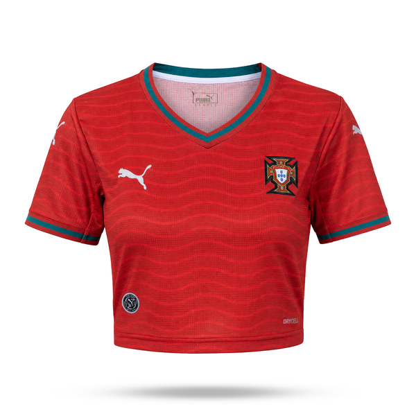 Portugál Női Futball Rövid Felső. World Cup 2026